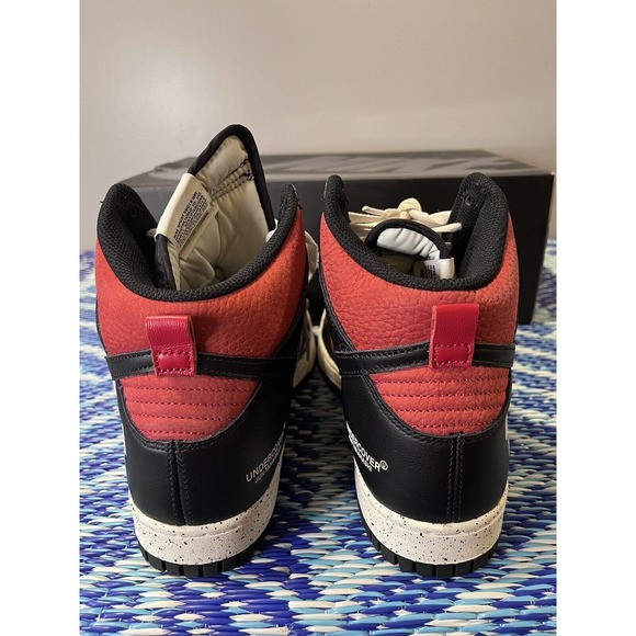 Nike Dunk High 1985 x Undercover UBA 2021 Men’s Size 8.5 DD9401 600 Gym Red NEW - Picture 5 of 8
